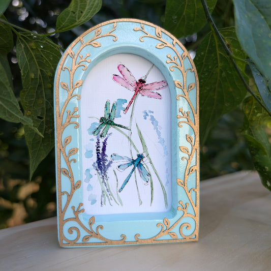 Dragonflies - Ornate Arch Frame