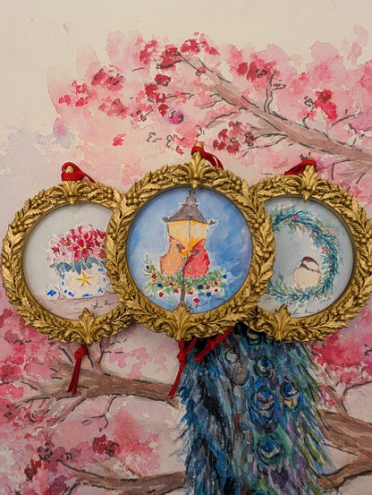 Christmas Friends Art Prints – 2026 Limited Edition Watercolor Ornaments