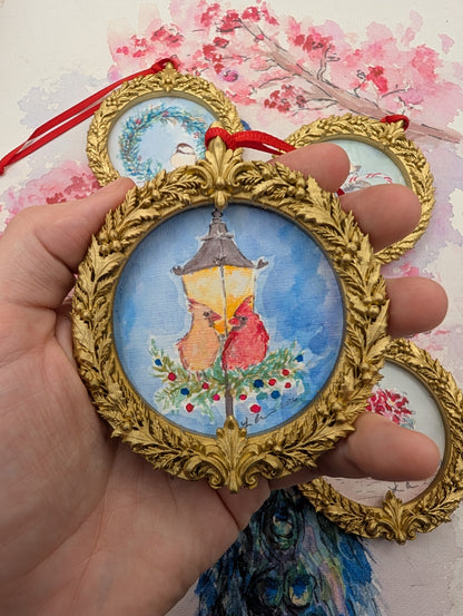 Christmas Friends Art Prints – 2026 Limited Edition Watercolor Ornaments