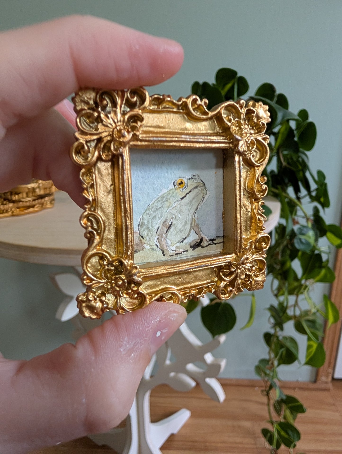 Mini Painting - Original Watercolor Art by Lora Cavallin
