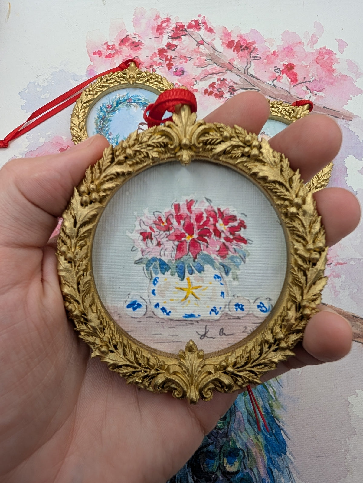 Christmas Friends Art Prints – 2026 Limited Edition Watercolor Ornaments